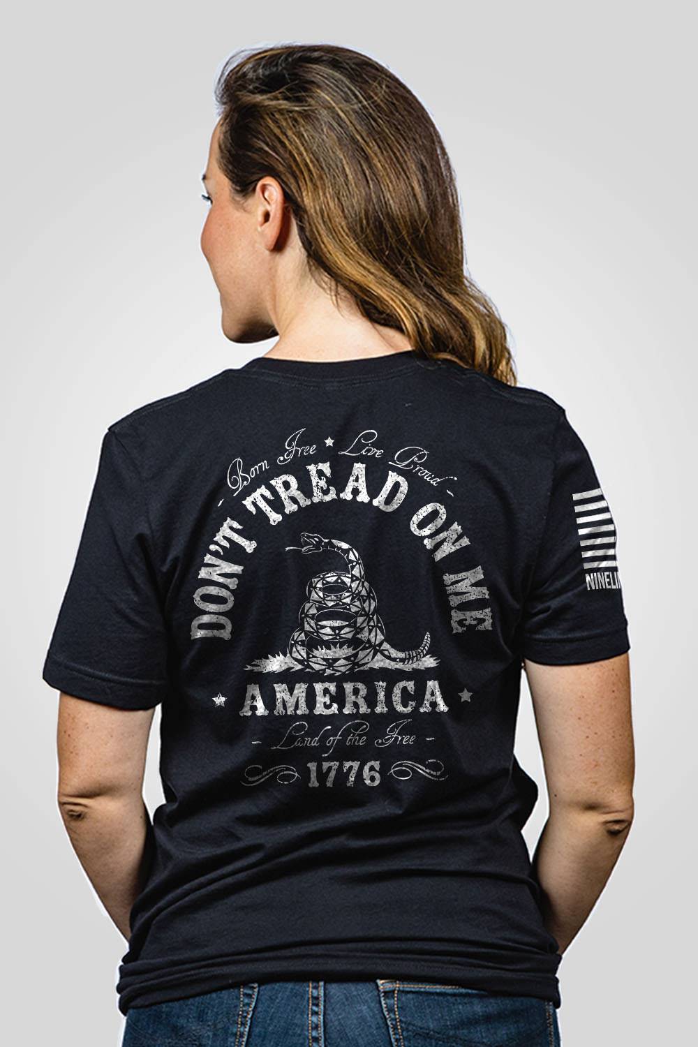 Boyfriend Fit T-Shirt - Don't Tread On Me