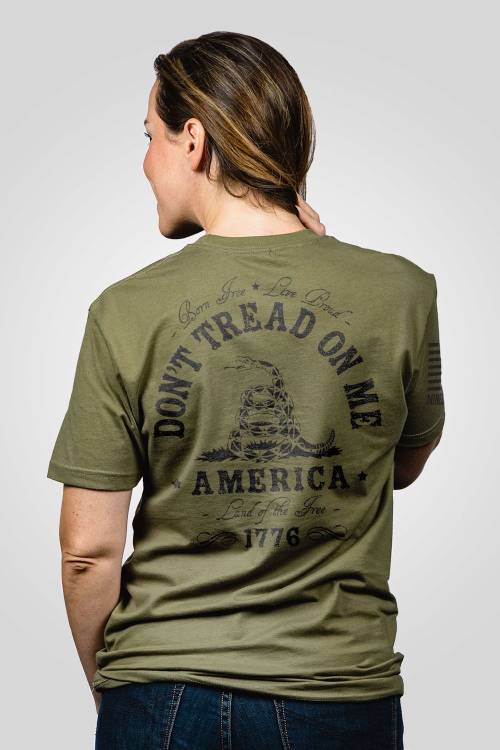 Boyfriend Fit T-Shirt - Don't Tread On Me
