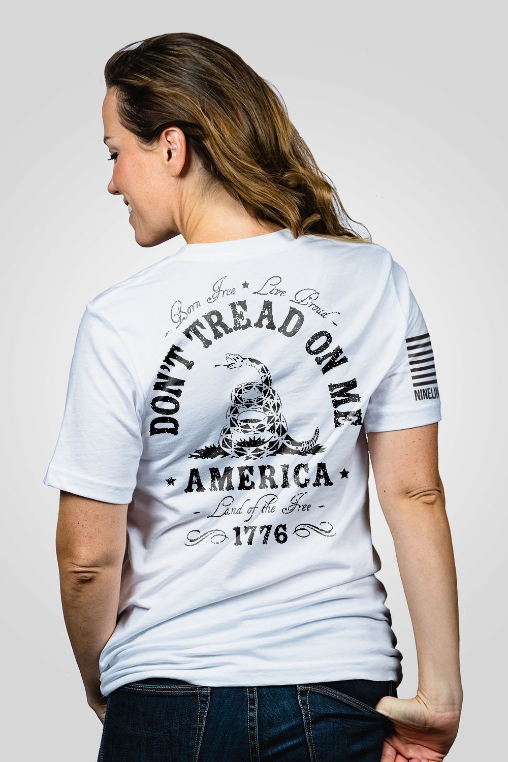 Boyfriend Fit T-Shirt - Don't Tread On Me