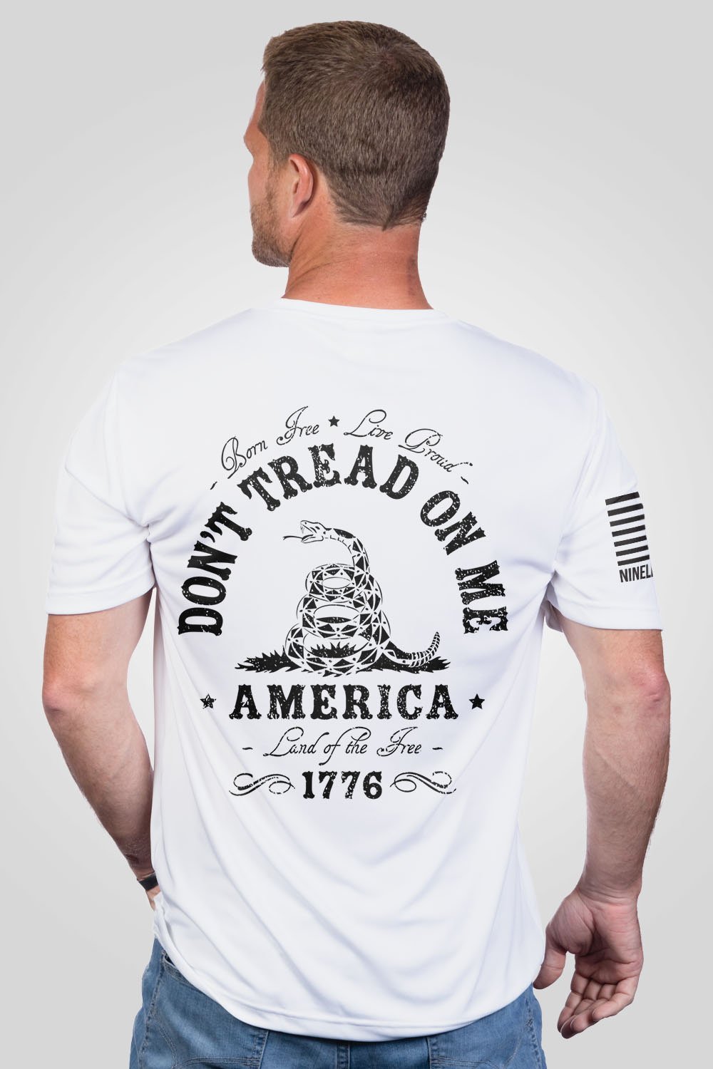 Men's Moisture Wicking T-Shirt - Don't Tread On Me