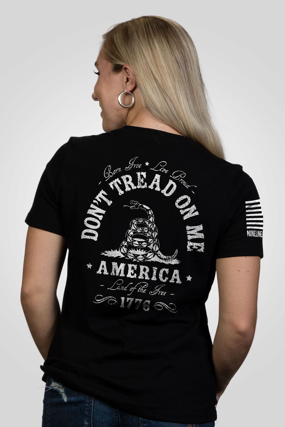 Women's Relaxed Fit T-Shirt - Don't Tread On Me