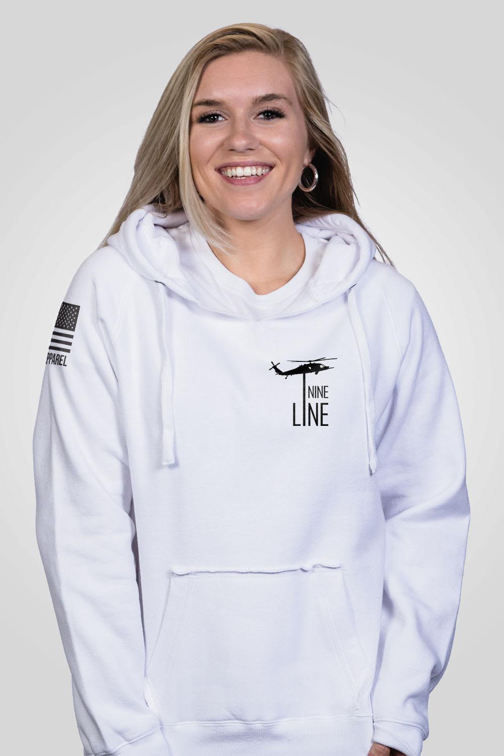 Women's V-Neck Hoodie - Strong