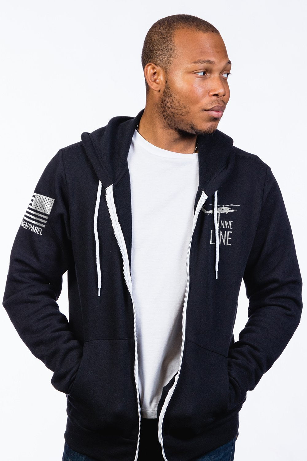 Men's Full-Zip Hoodie - Don't Tread on Me