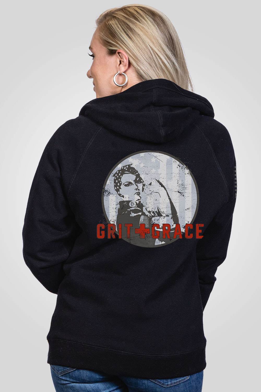 Women's V-Neck Hoodie - Grit and Grace