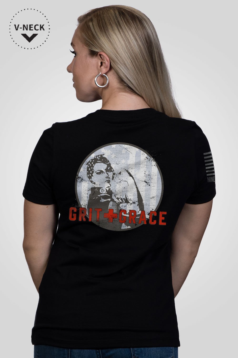 Women's Relaxed Fit V-Neck Shirt - Grit and Grace