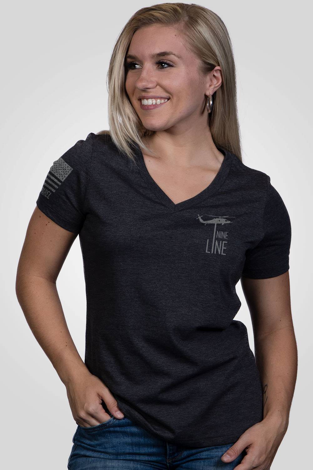 Women's Relaxed Fit V-Neck Shirt - Grit and Grace