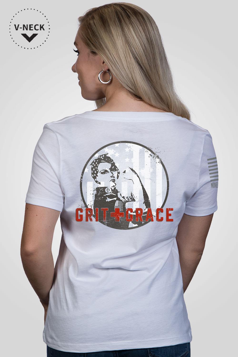 Women's Relaxed Fit V-Neck Shirt - Grit and Grace