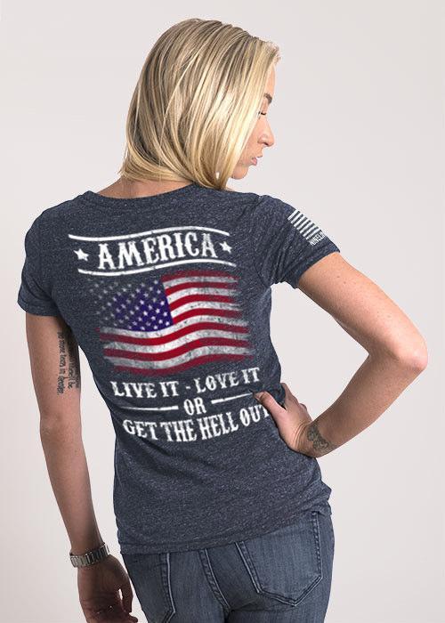 Women's Relaxed Fit T-Shirt - Get The Hell Out