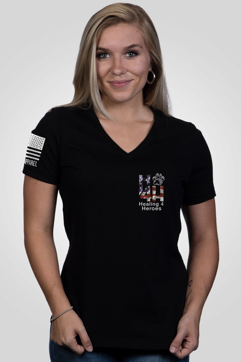 Women's Relaxed Fit V-Neck Shirt - Healing For Heroes