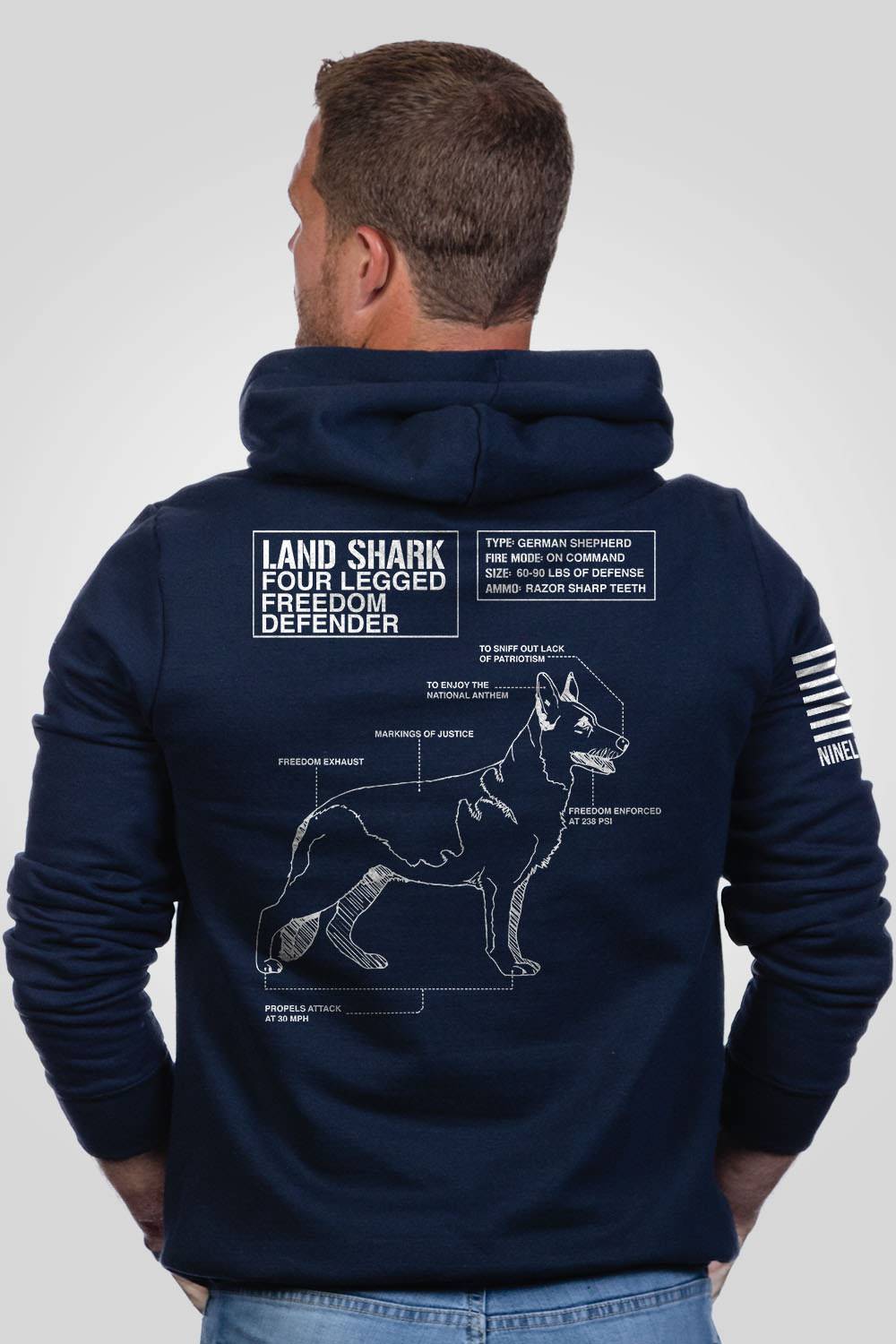 Hoodie - Land Shark