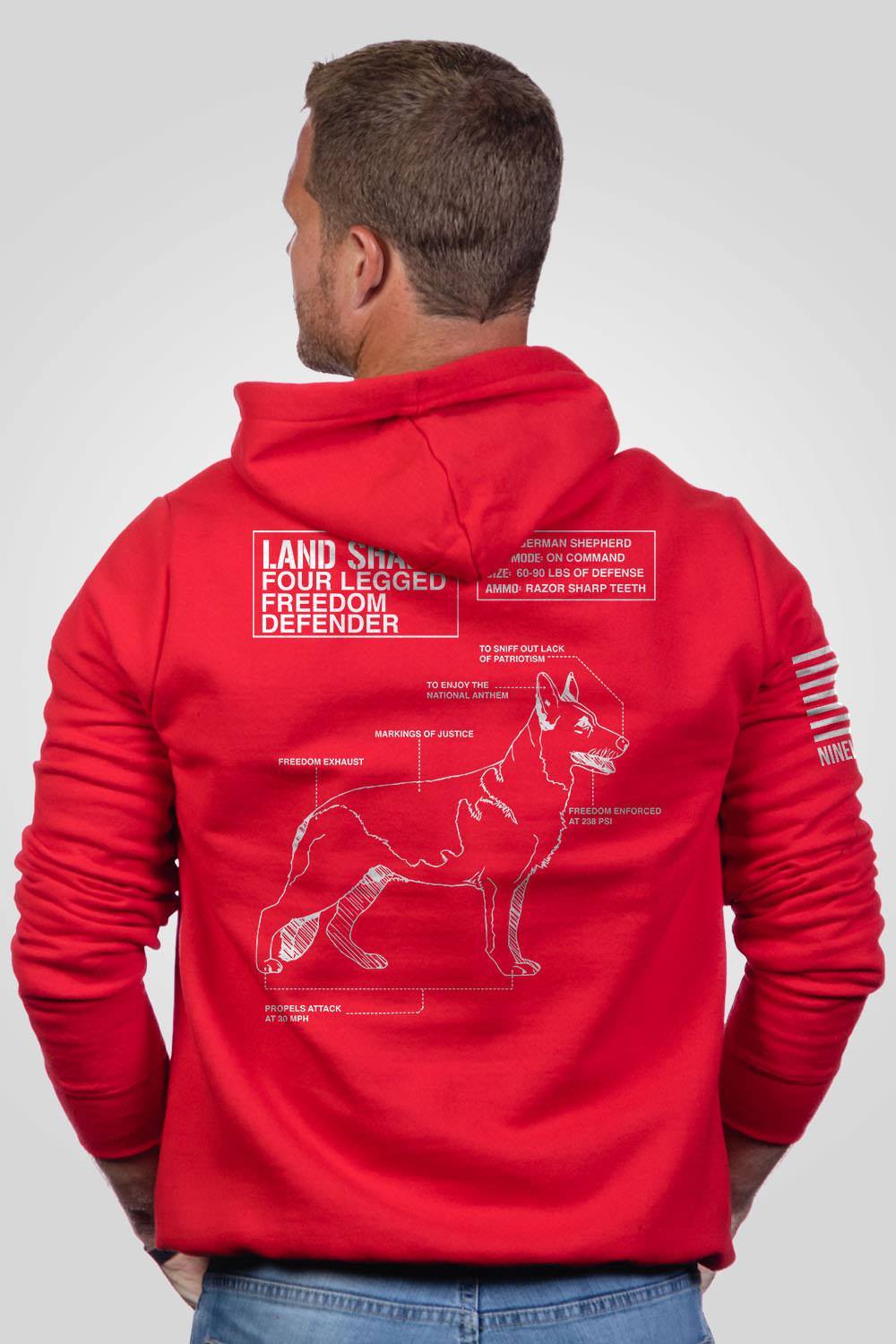 Hoodie - Land Shark