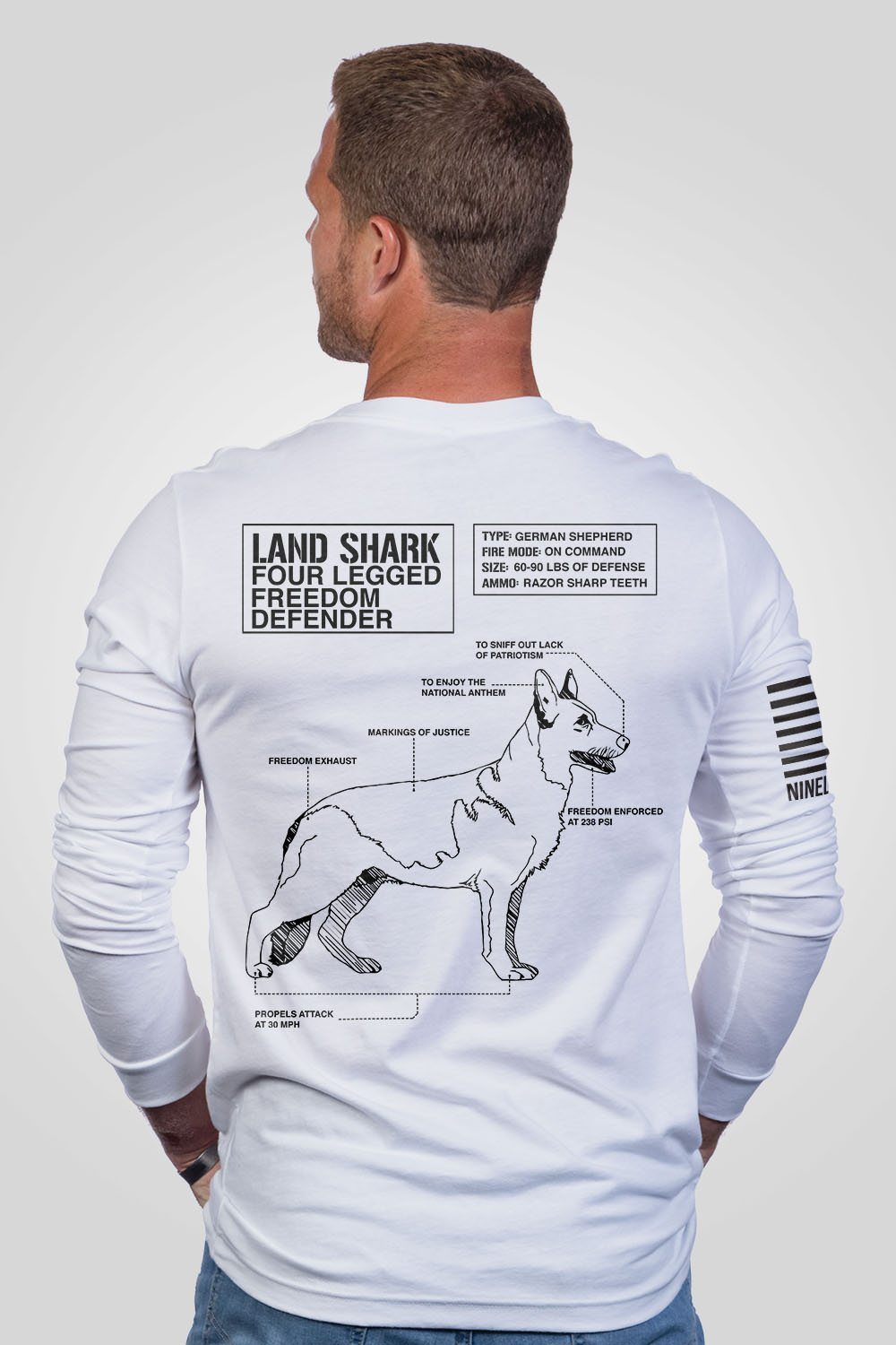Men's Long Sleeve - Land Shark