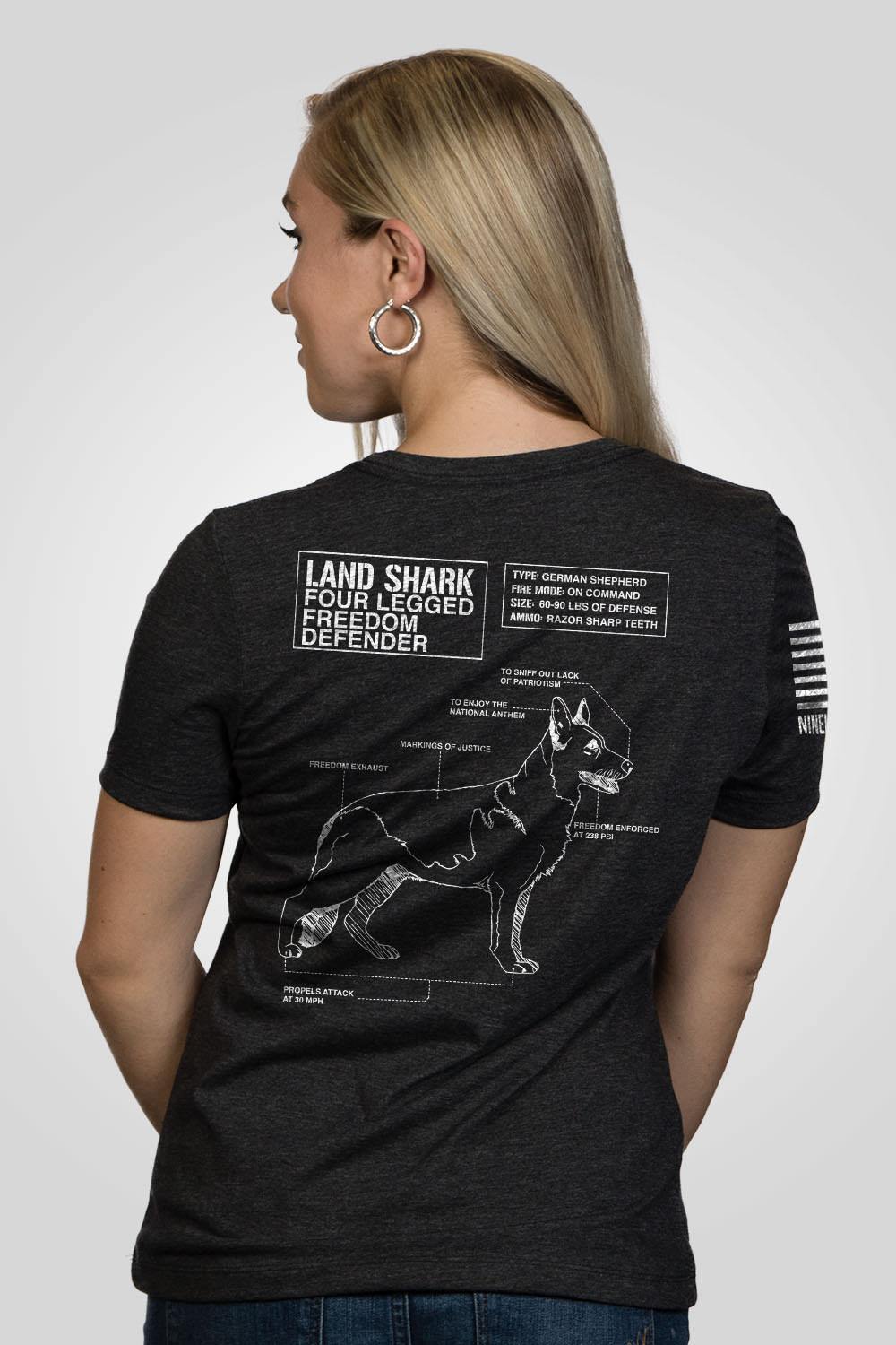 Women's Relaxed Fit T-Shirt - Land Shark
