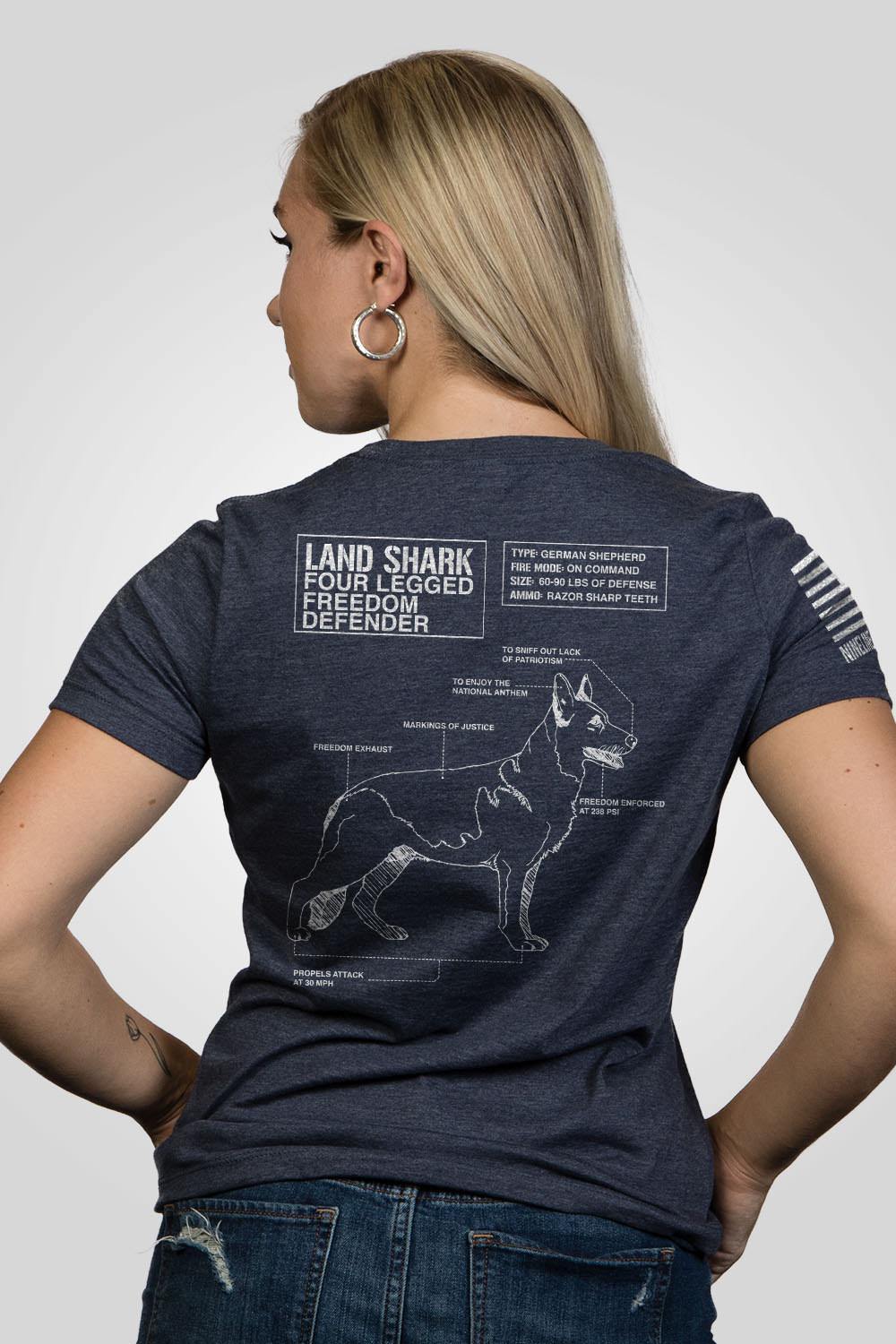 Women's Relaxed Fit T-Shirt - Land Shark
