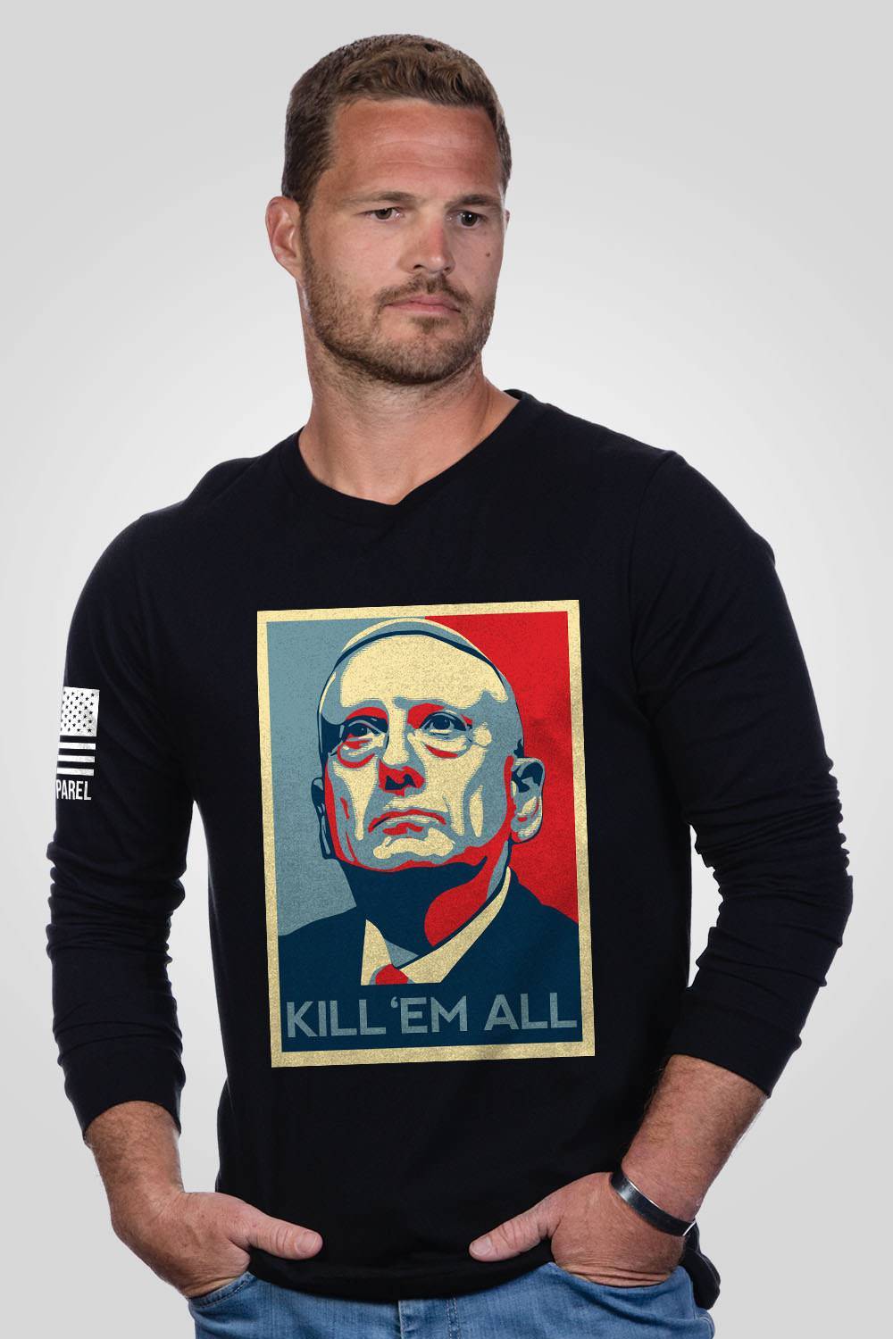 Men's Long Sleeve - Mattis - Kill 'Em All