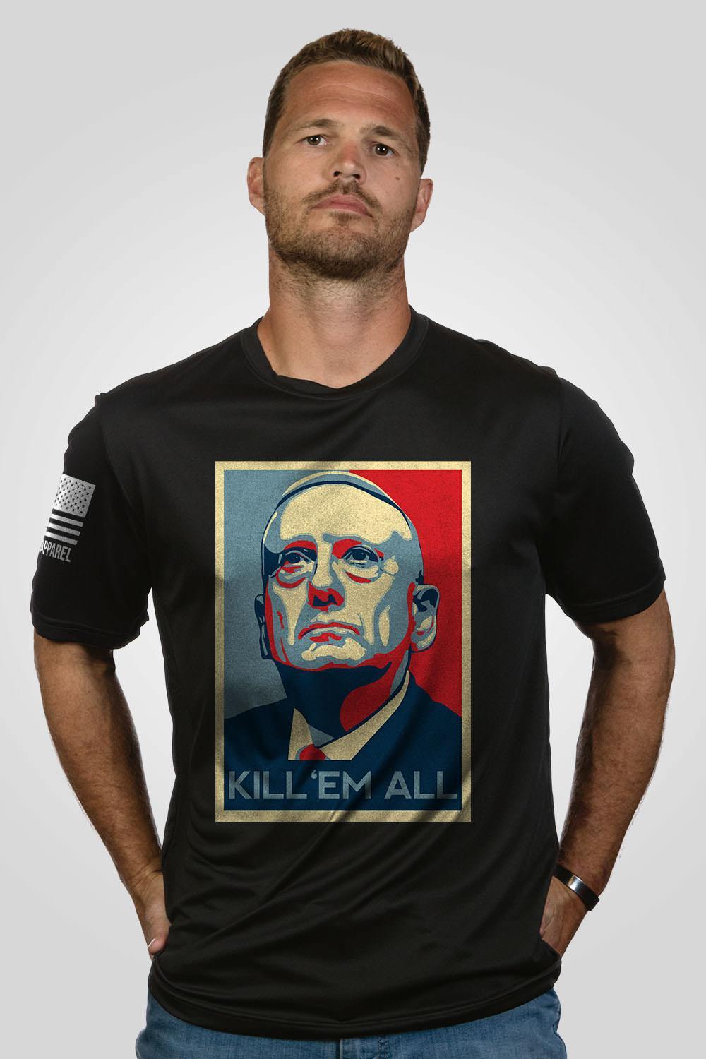 Men's Moisture Wicking T-Shirt - Mattis - Kill 'Em All
