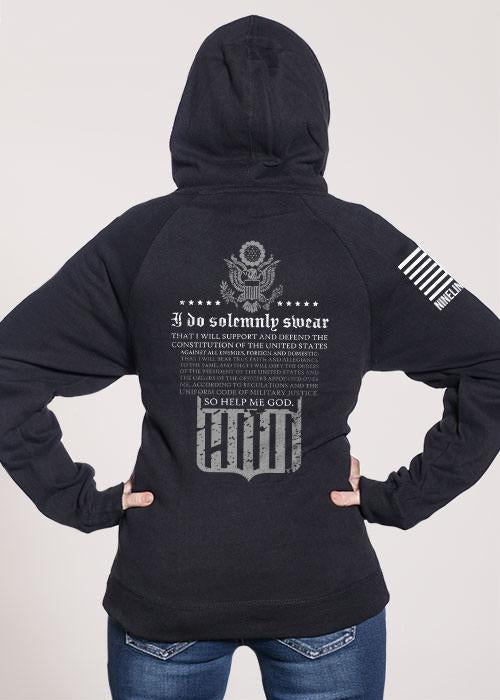 Women's V-Neck Hoodie - The Oath