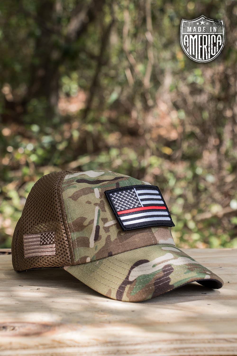 American Made Mesh Back Hat with Patch
