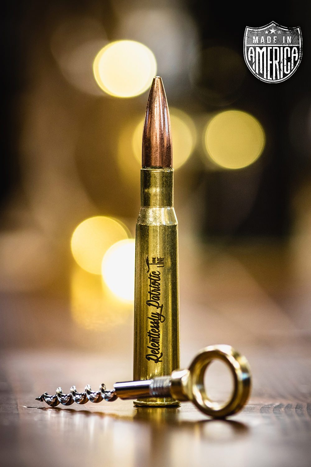 American Made 50 Cal Corkscrew - Relentlessly Patriotic