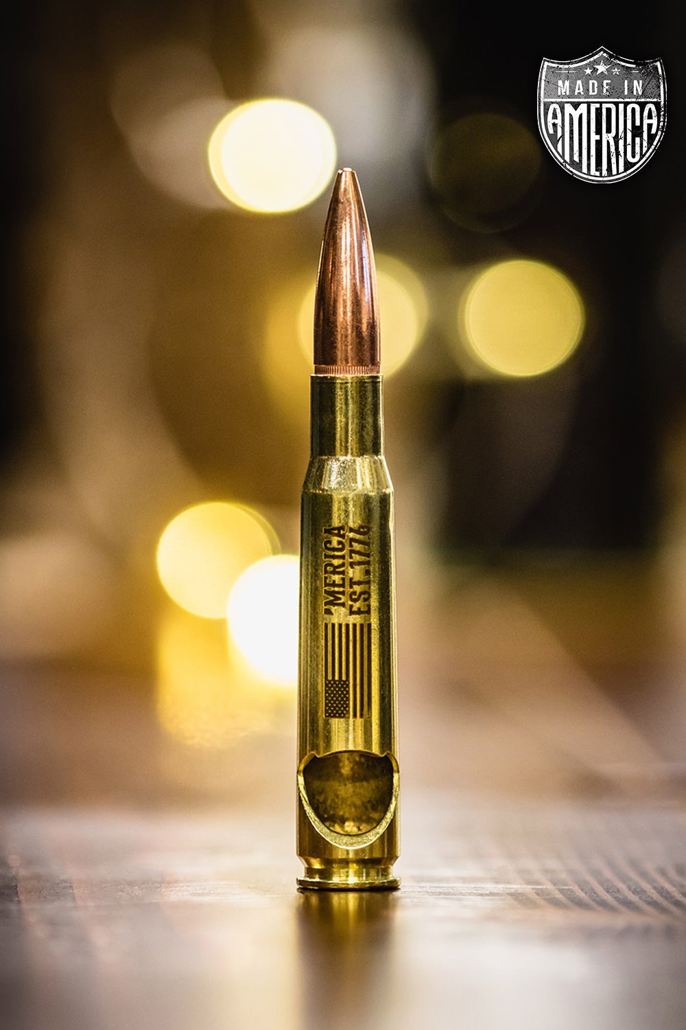 American Made 50 Cal Bottle Opener - Merica