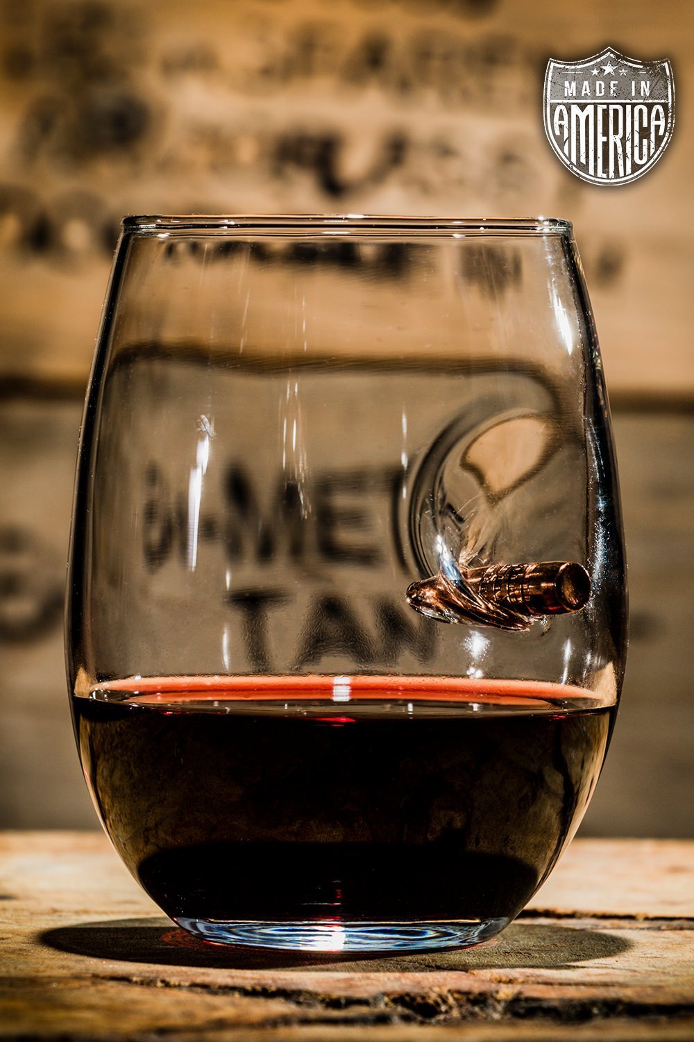 American Made .308 Wine Glass
