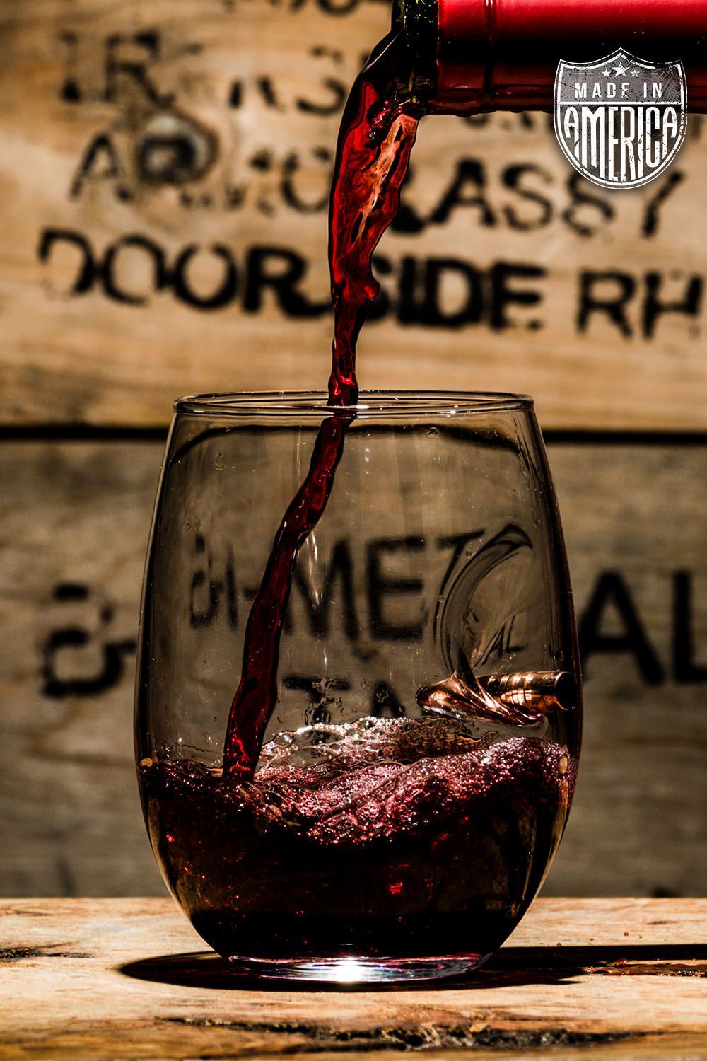 American Made .308 Wine Glass