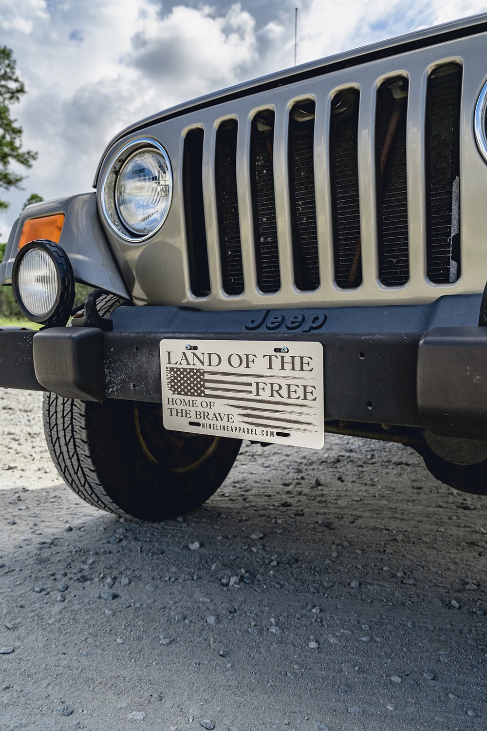 License Plate - Home Of The Brave
