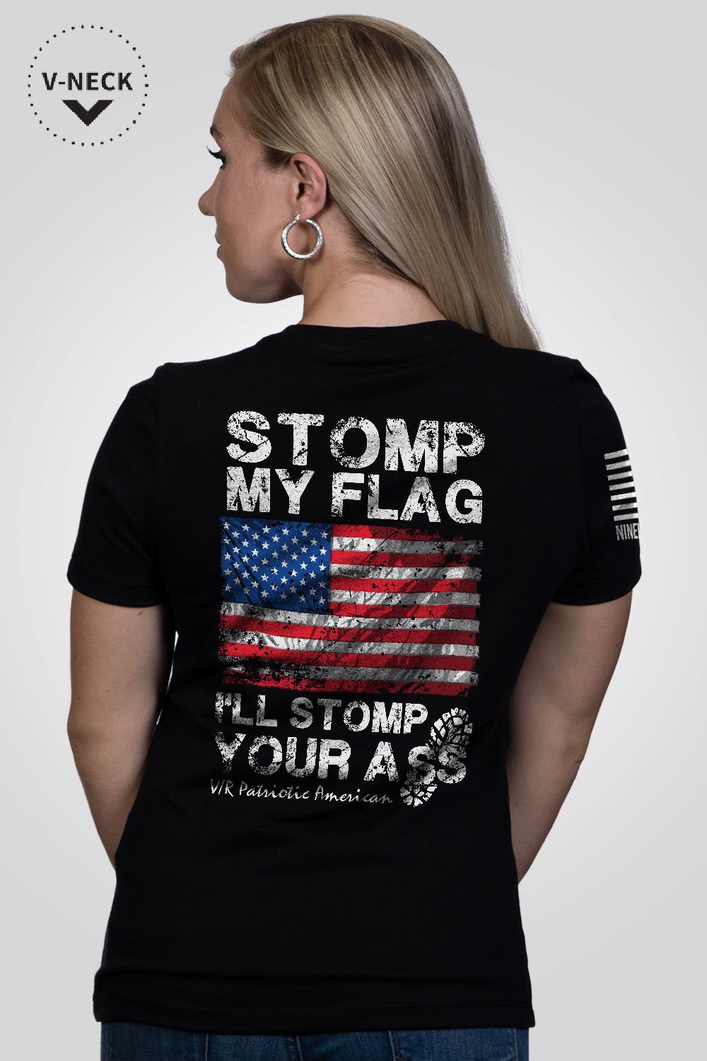 Women's Relaxed Fit V-Neck Shirt - Stomp