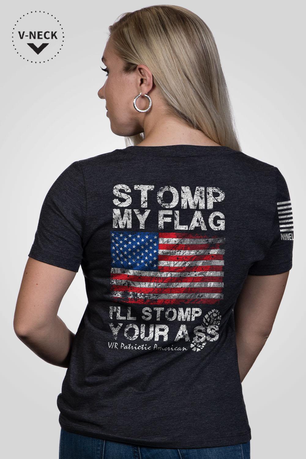 Women's Relaxed Fit V-Neck Shirt - Stomp