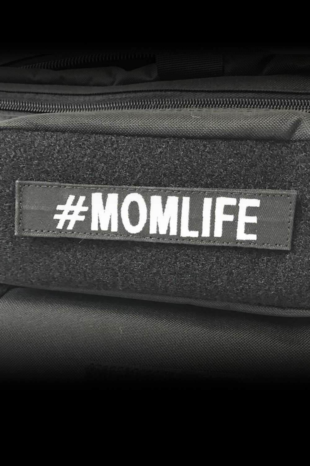 #momlife Fabric Velcro Patch