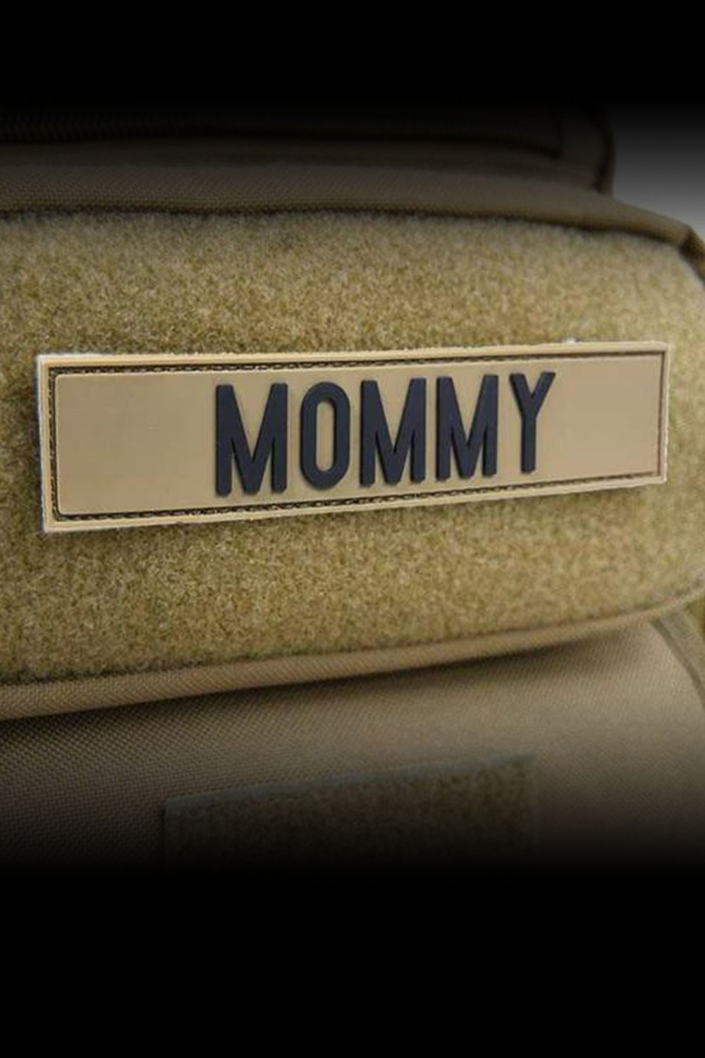Mommy PVC Velcro Patch