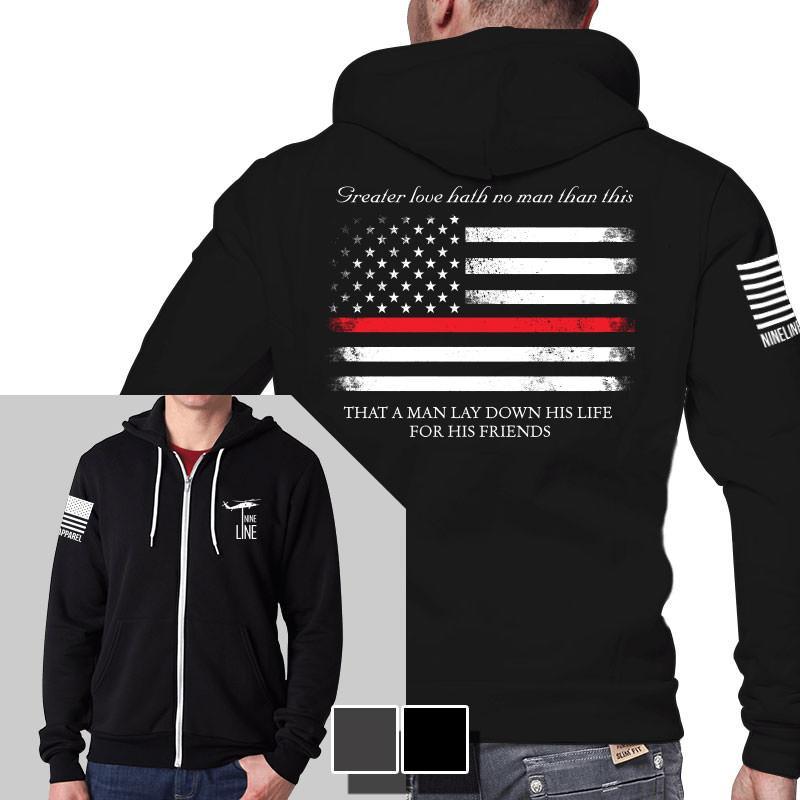 Full-Zip Hoodie - Thin Red Line