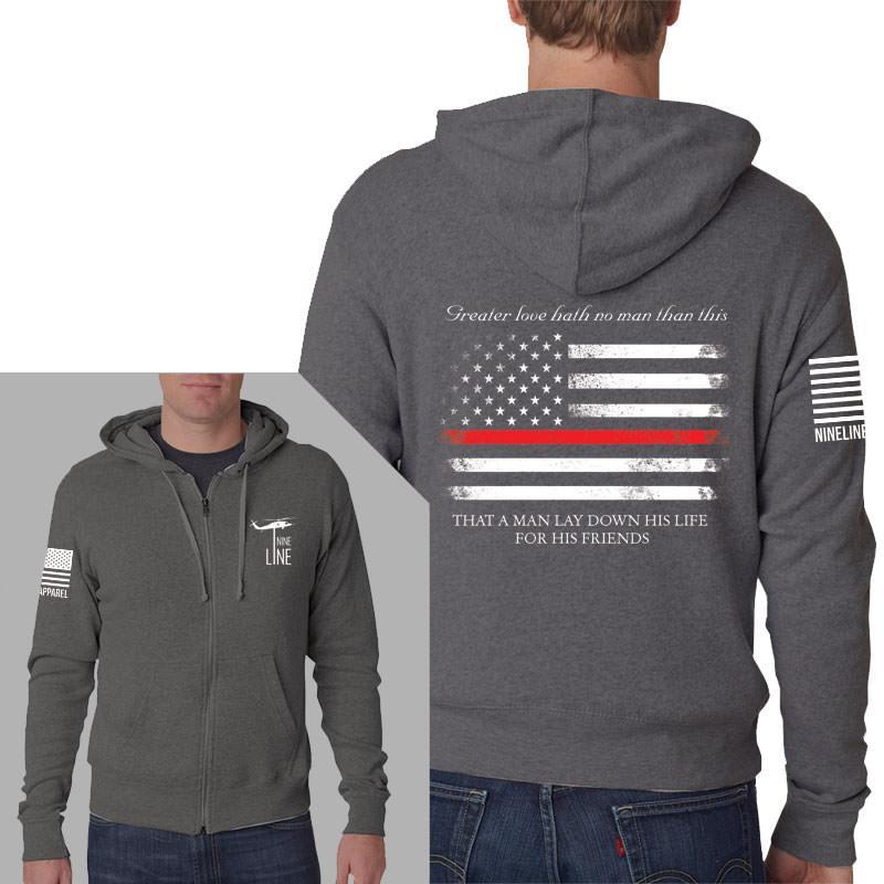Full-Zip Hoodie - Thin Red Line