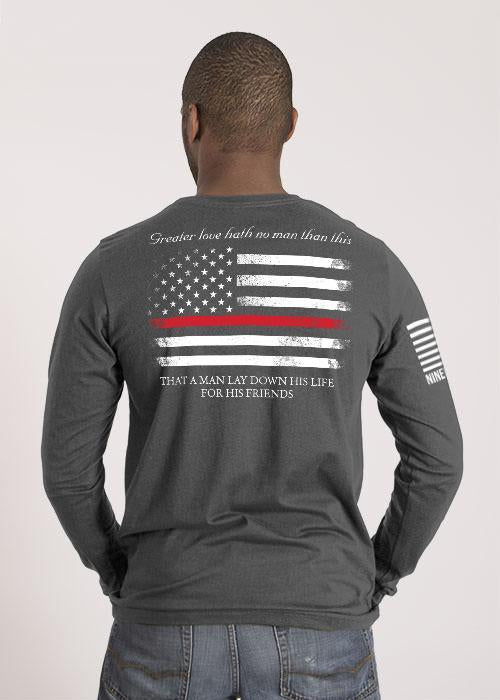 Men's Long Sleeve - Thin Red Line