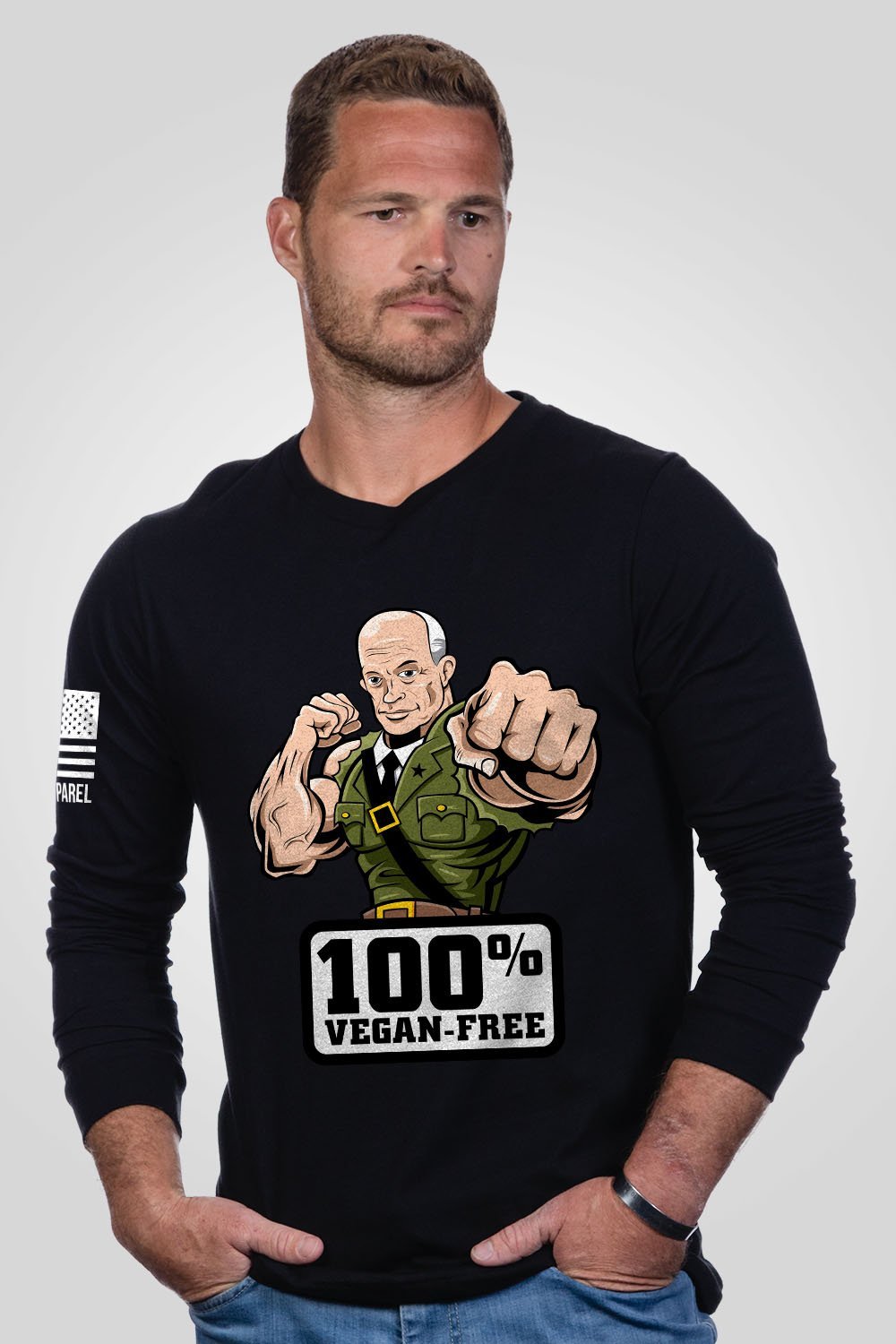 Men's Long Sleeve - VEGANFREE