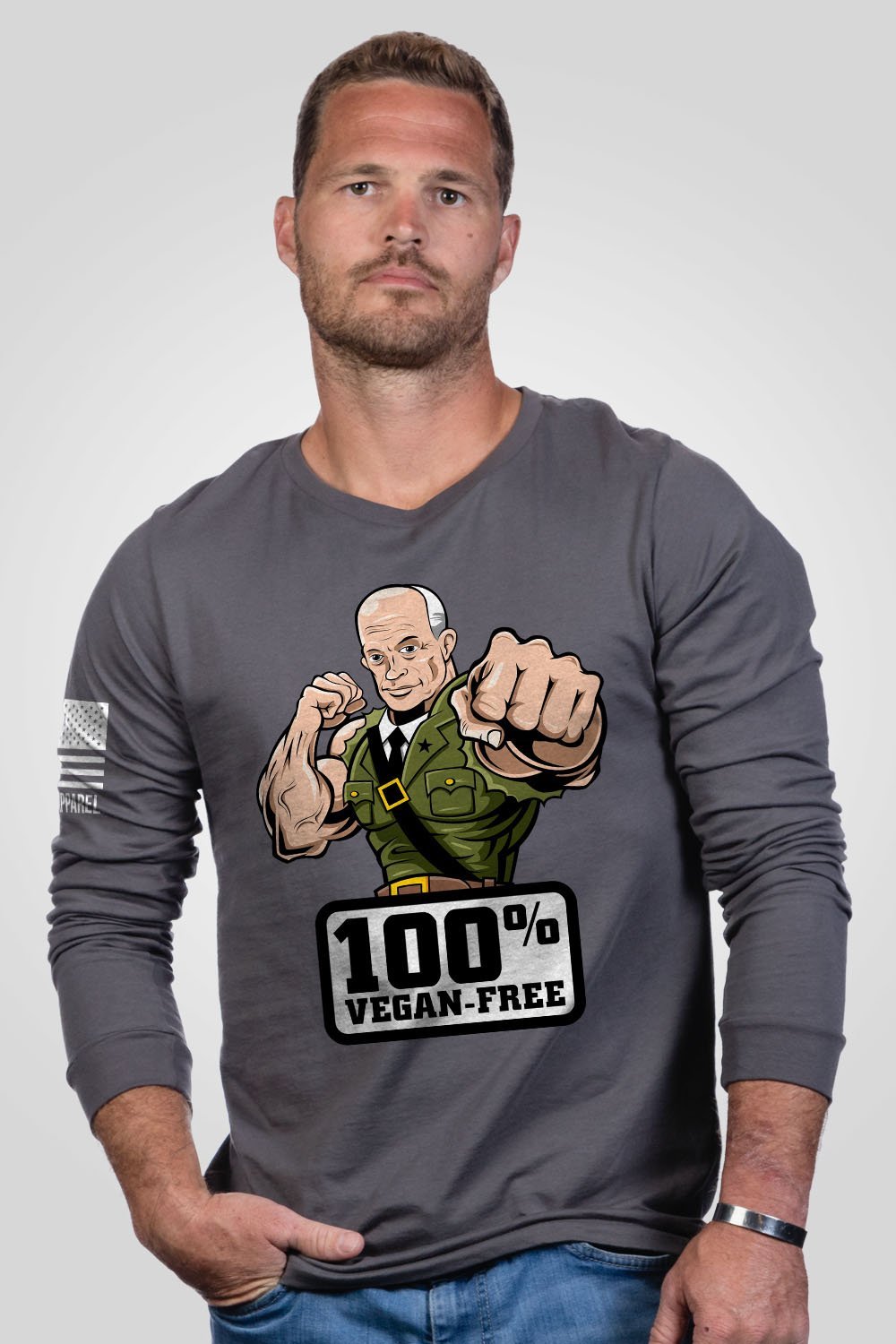 Men's Long Sleeve - VEGANFREE