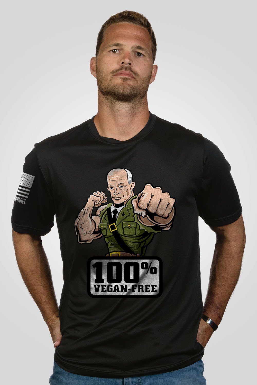 Men's Moisture Wicking T-Shirt - VEGANFREE