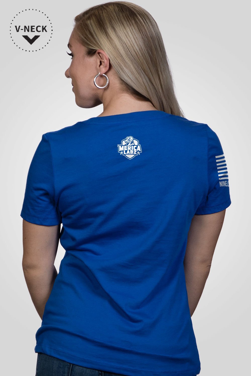 Women's Relaxed Fit V-Neck Shirt - VEGANFREE