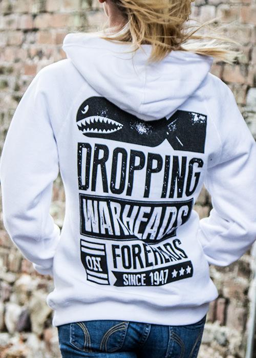 Women's V-Neck Hoodie - Warheads to Foreheads