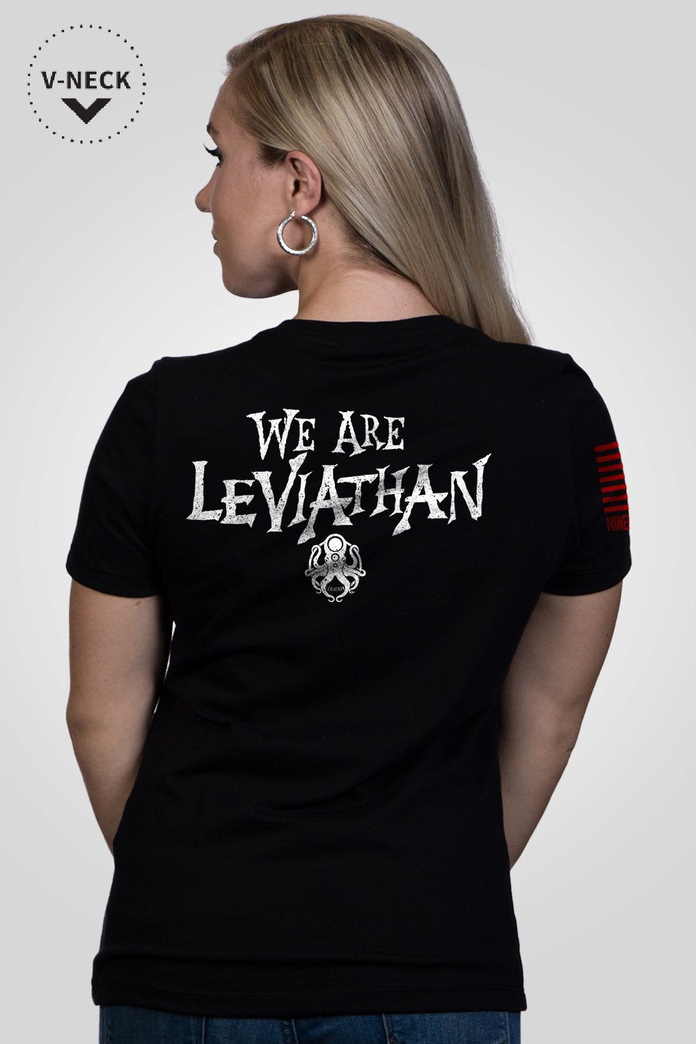 Women's Relaxed Fit V-Neck Shirt - We Are Leviathan