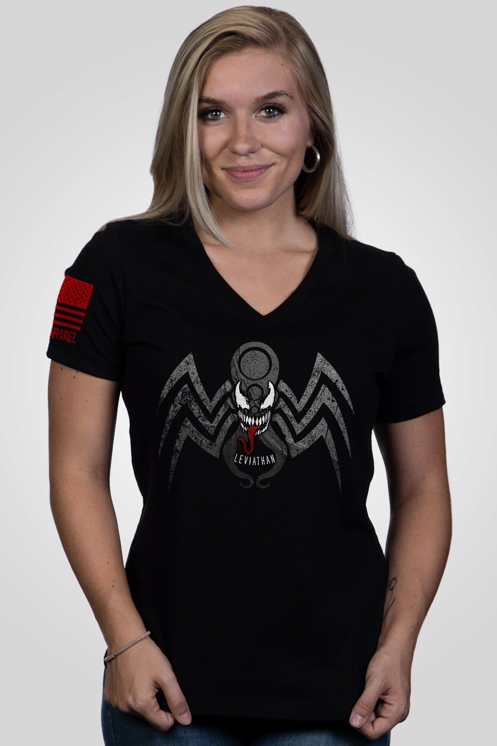 Women's Relaxed Fit V-Neck Shirt - We Are Leviathan