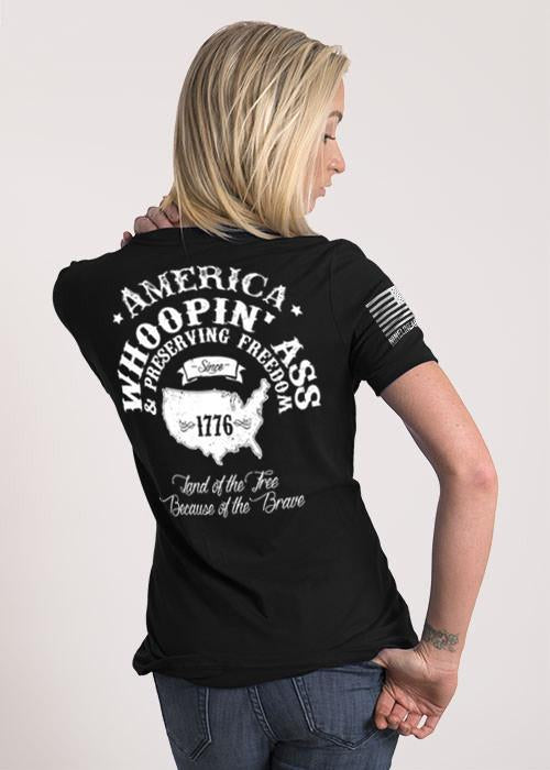 Womens Relaxed Fit T-Shirt - Whoopin Ass