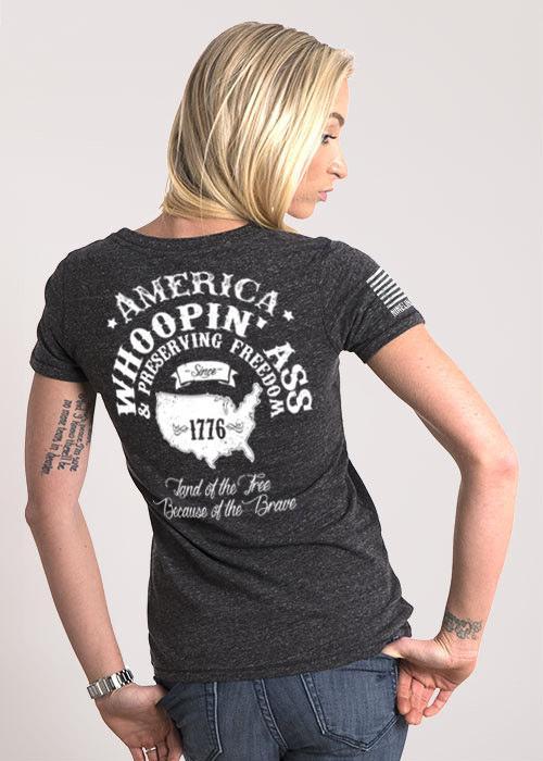 Womens Relaxed Fit T-Shirt - Whoopin Ass
