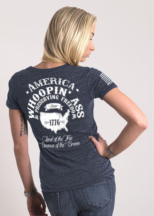 Womens Relaxed Fit T-Shirt - Whoopin Ass
