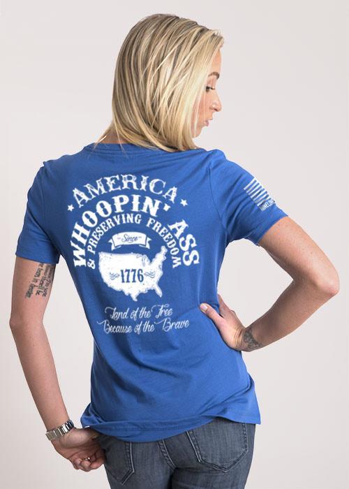 Womens Relaxed Fit T-Shirt - Whoopin Ass