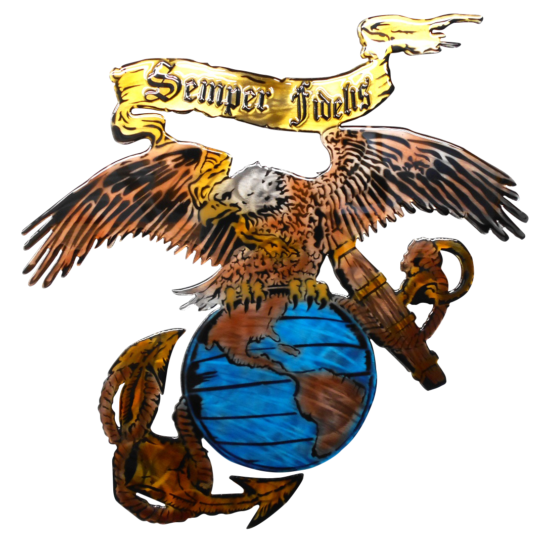 Molten Metal Sign - Semper Fidelis