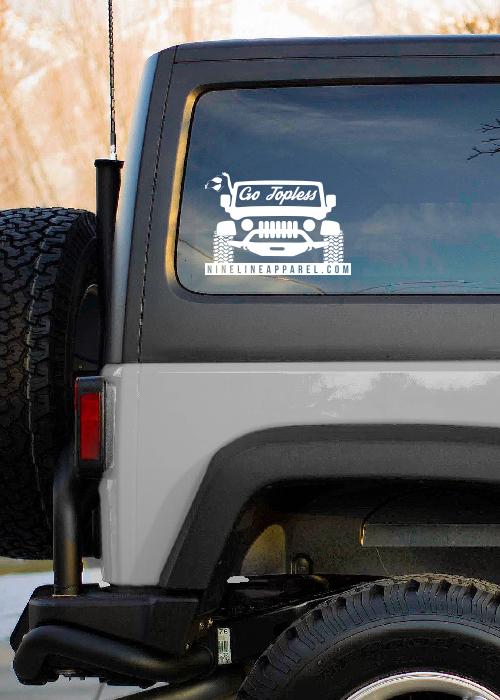 Vinyl Decal - Go Topless