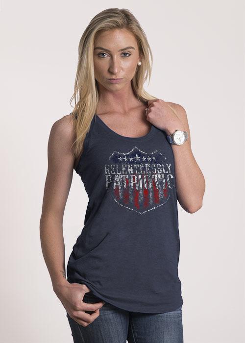 Racerback Tank - Relentlessly Patriotic