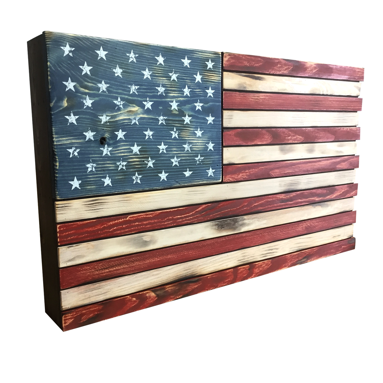 American Flag - Wooden Sign Color