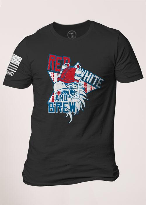 Men's T-Shirt ‰ÛÒ Red White And Brew